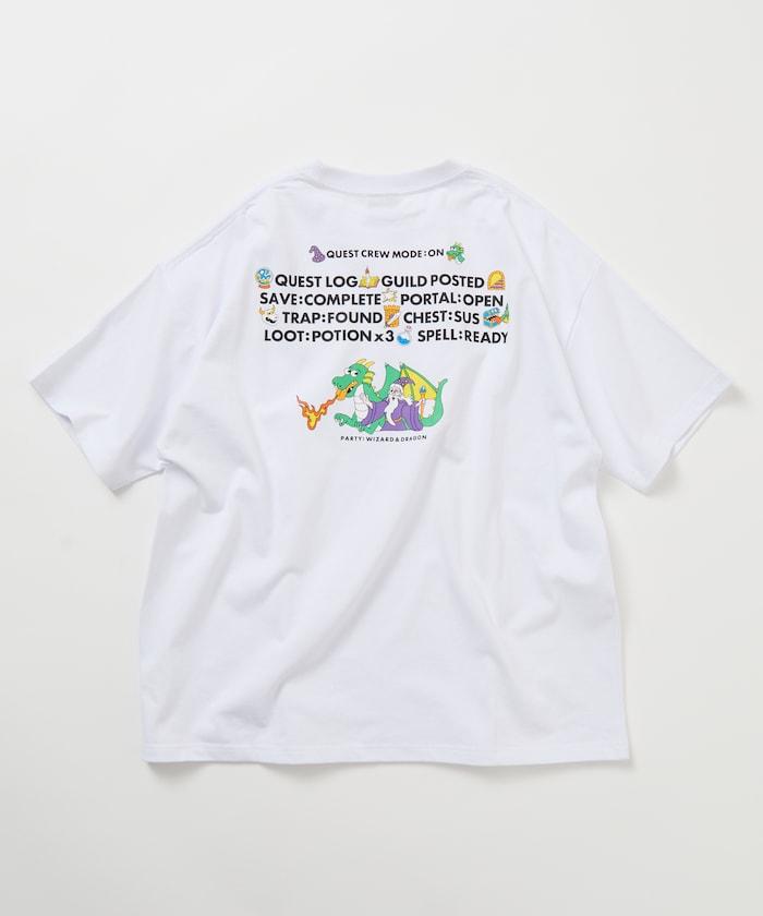 Wakana Yamazaki×FREAK'S STORE RPG圖案 背部印花 圓領 T恤