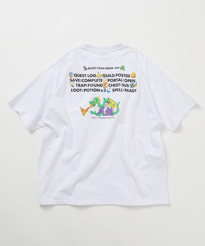 Wakana Yamazaki×FREAK'S STORE RPG圖案 背部印花 圓領 T恤