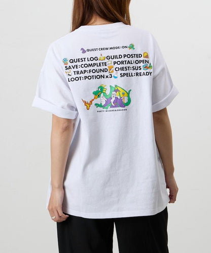 Wakana Yamazaki×FREAK'S STORE RPG圖案 背部印花 圓領 T恤