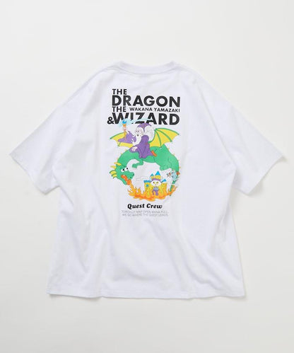 Wakana Yamazaki×FREAK'S STORE THE DRAGON & WIZARD 背面印花 圓領 T恤