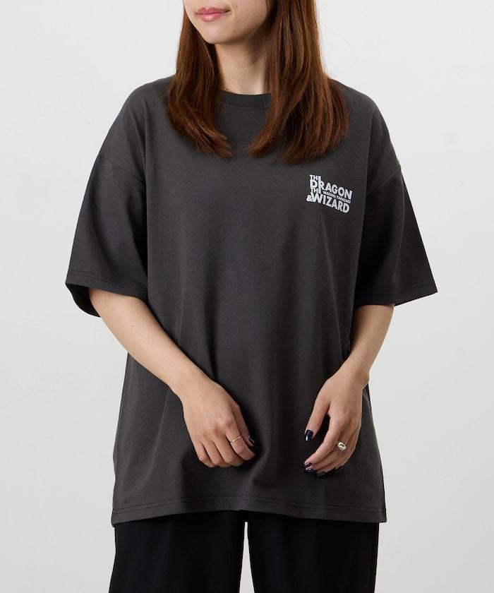 Wakana Yamazaki×FREAK'S STORE THE DRAGON & WIZARD 背面印花 圓領 T恤