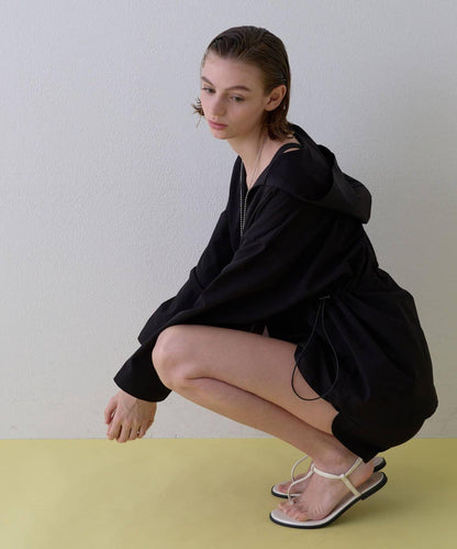復刻款 可成套 V領連帽 防曬上衣