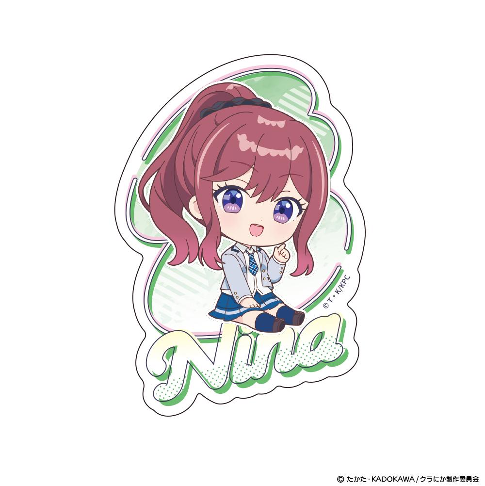 クラスで2番目に可愛い女の子と友だちになった（和班上第二可愛的女生成為了朋友） 新田新奈 異形貼紙 迷你角色款
