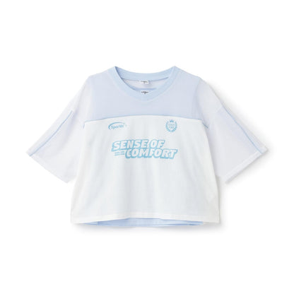 milky coast 網眼設計T恤背心套裝