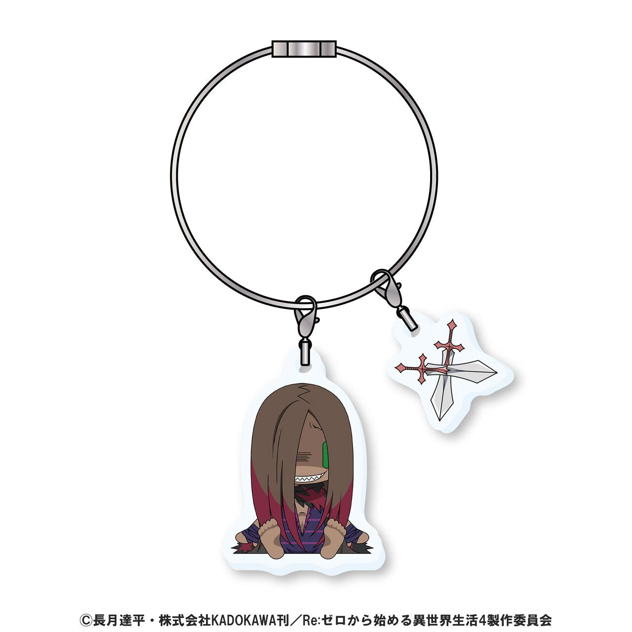 《Re：從零開始的異世界生活》 坐姿吉祥物系列 ライ・バテンカイトス 亞克力線扣鏈