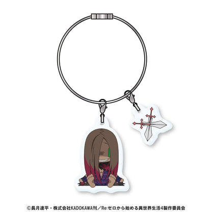 《Re：從零開始的異世界生活》 坐姿吉祥物系列 ライ・バテンカイトス 亞克力線扣鏈
