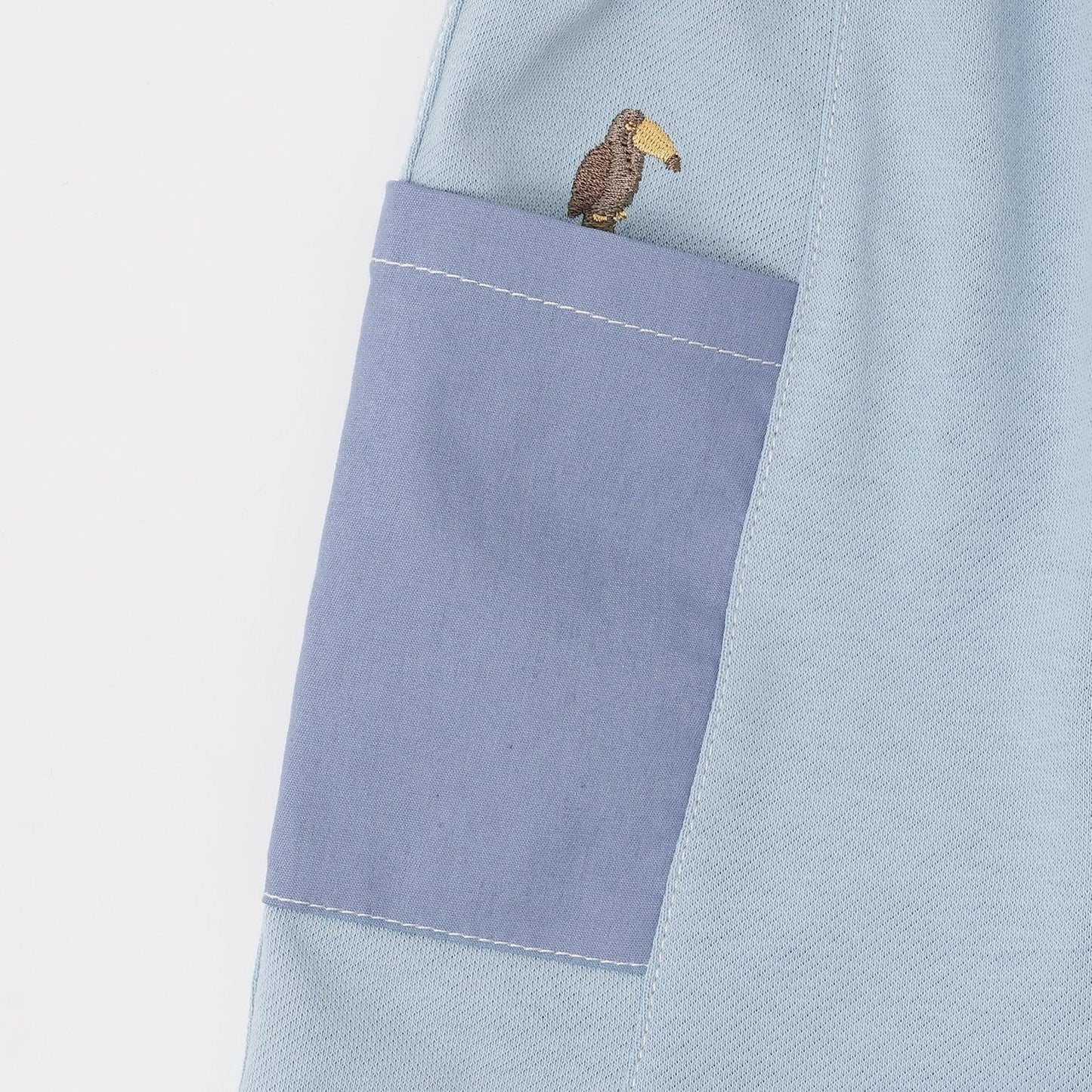 動物刺繡 短褲