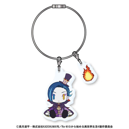 《Re：從零開始的異世界生活》（從零開始的異世界生活） 坐坐吉祥物系列 第二彈 ロズワール・L・メイザース 亞克力鑰匙鏈