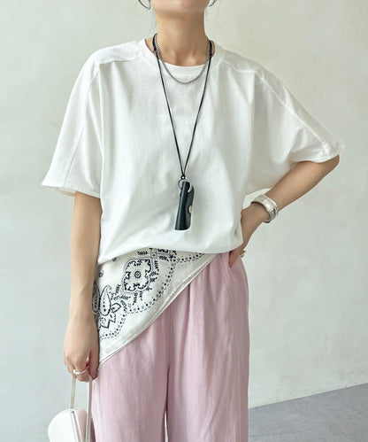 棉質蝙蝠袖 TEE