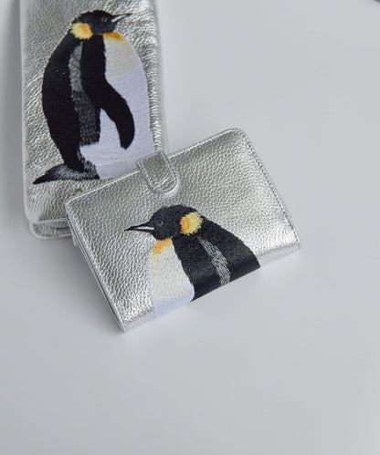 動物刺繡 真皮 對摺錢包（含網絡限定色）