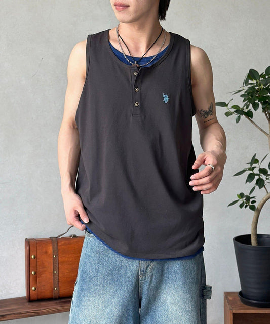 U.S. POLO ASSN. 亨利領背心