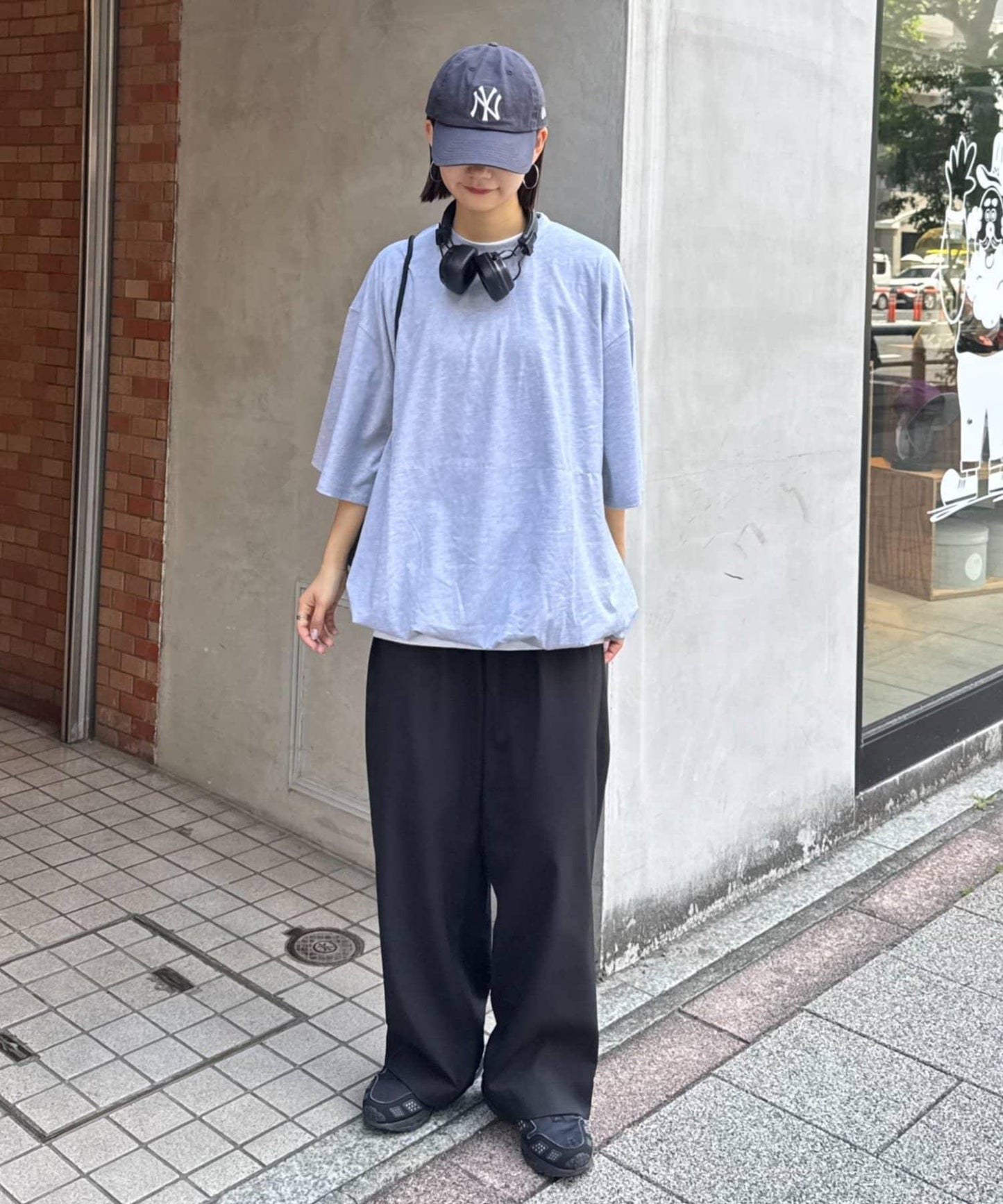 男女同款 輕盈彈力 闊腿褲