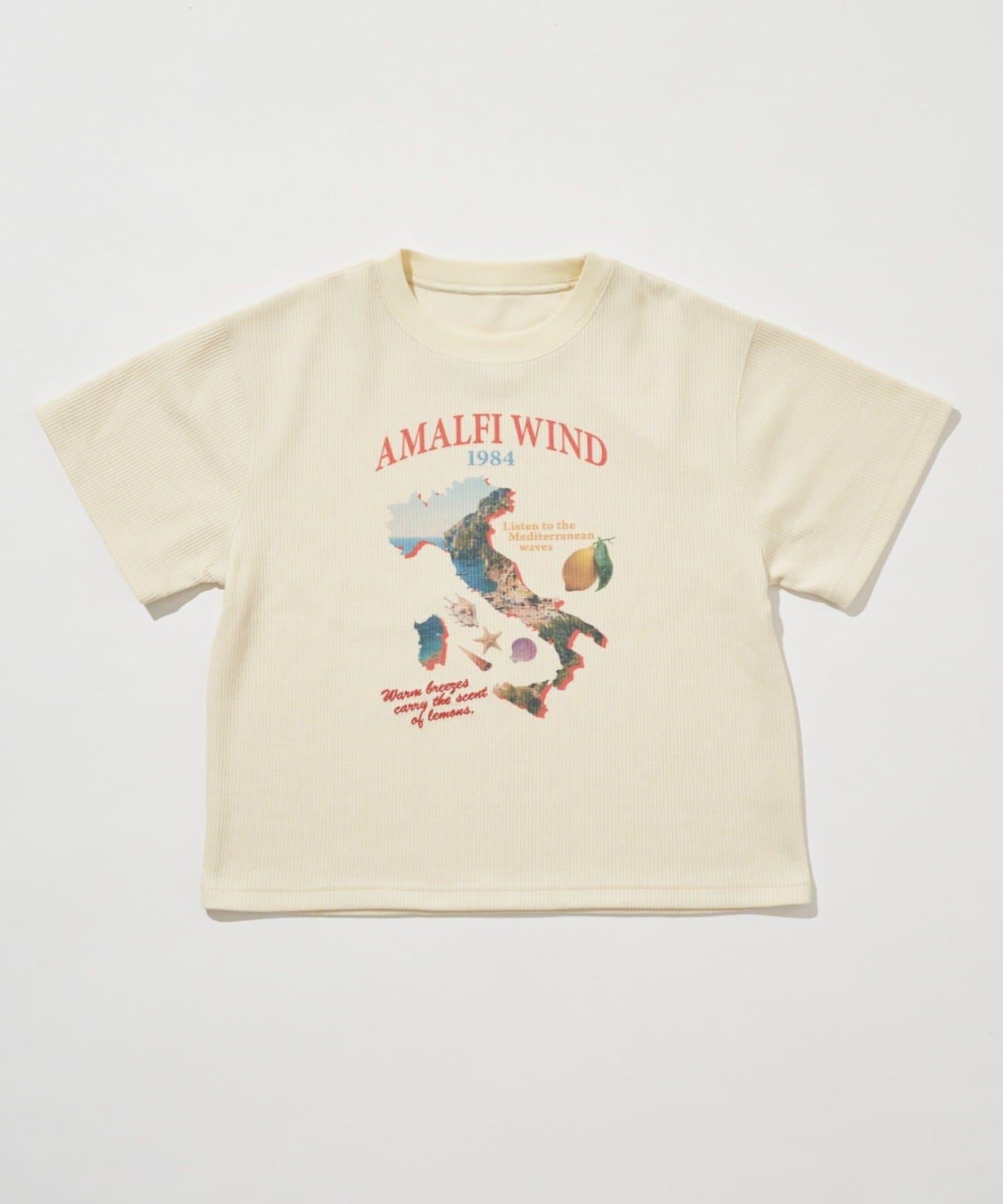 KIDS AF 羅紋混合圖案T恤