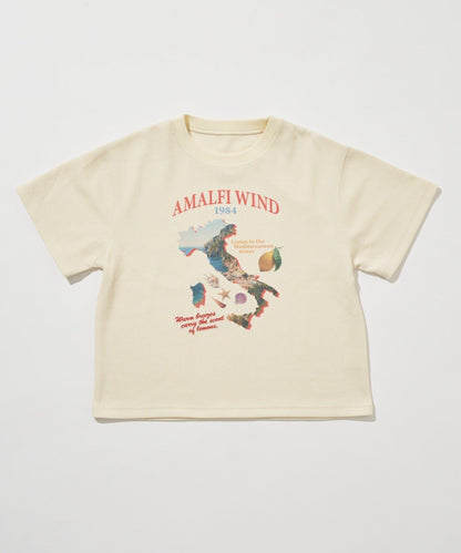 KIDS AF 羅紋混合圖案T恤