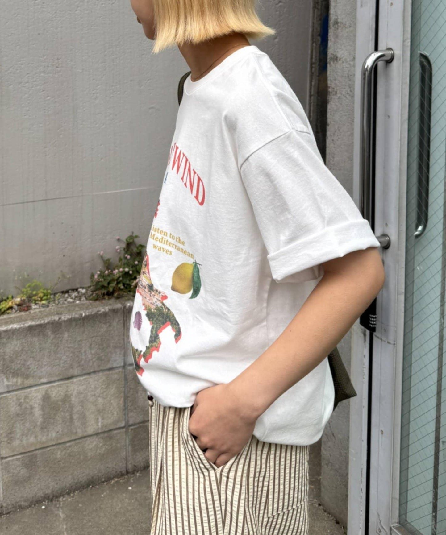 男女同款 阿馬爾菲雜款印花 T恤