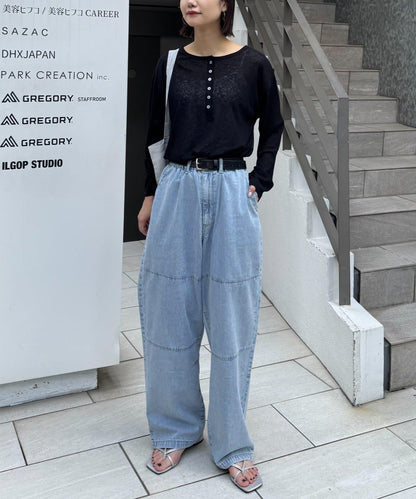 男女同款 休閒夏季牛仔褲