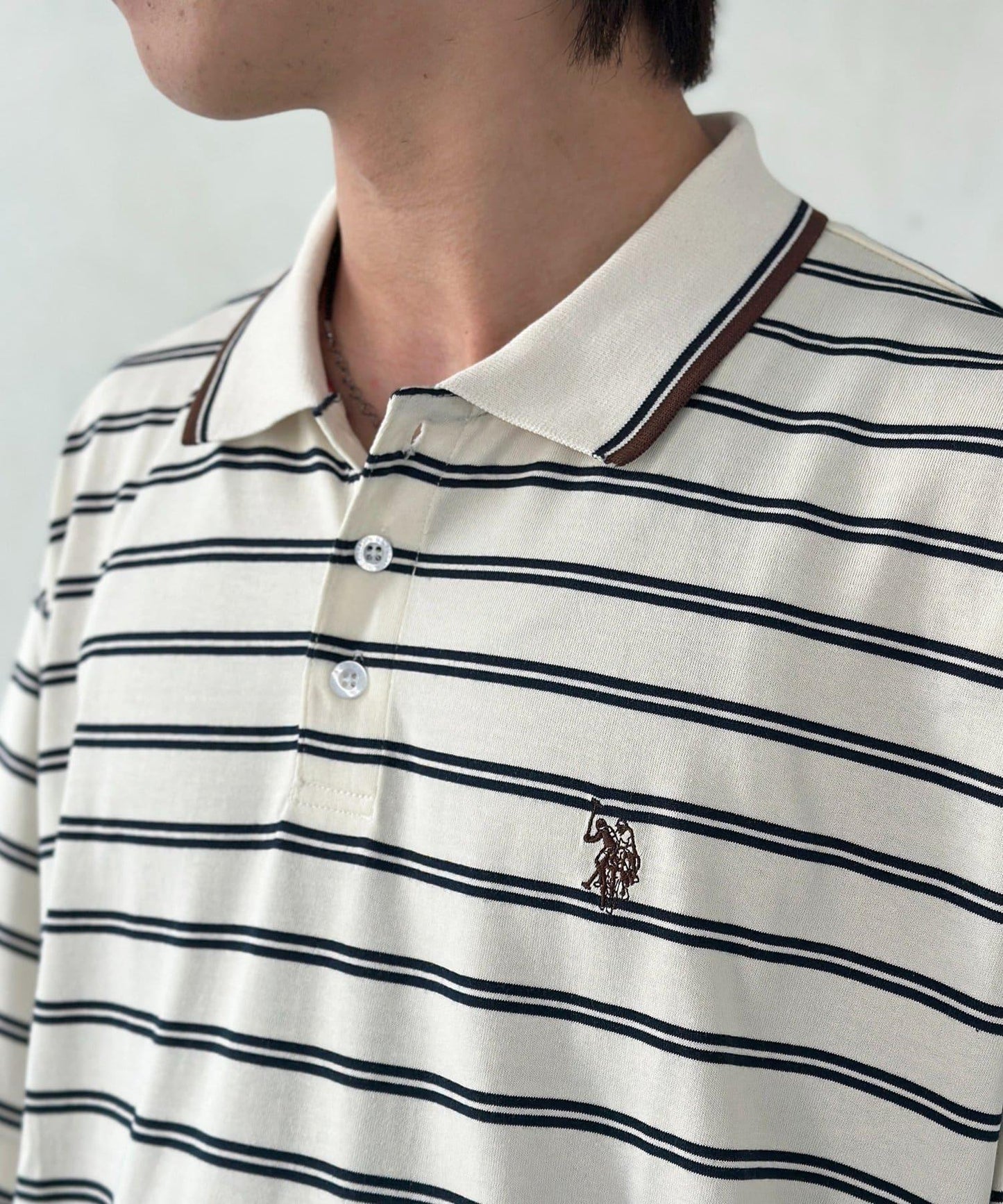 U.S. POLO ASSN. 條紋Polo衫