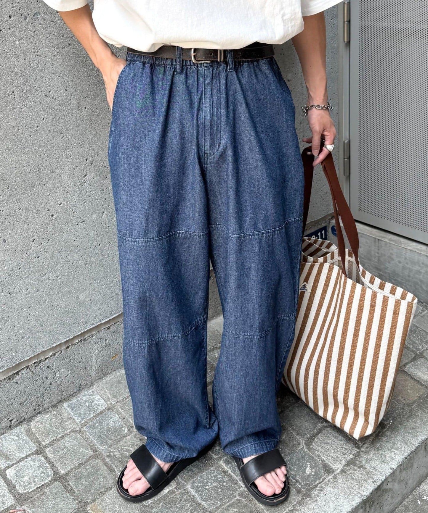 男女同款 休閒夏季牛仔褲