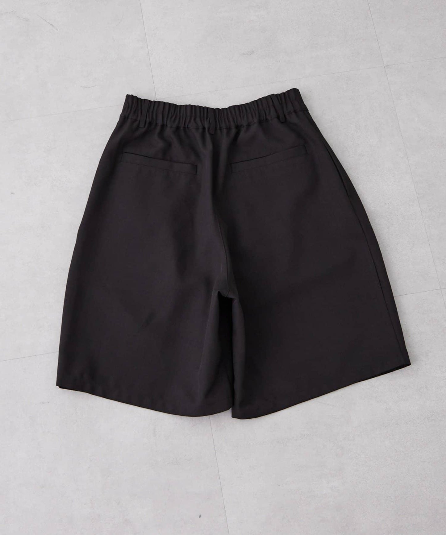 UNISEX 褶皺闊腿短褲