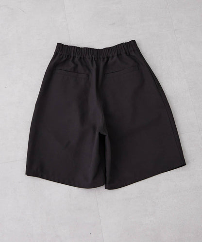 UNISEX 褶皺闊腿短褲
