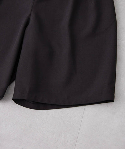UNISEX 褶皺闊腿短褲