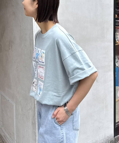 男女同款 阿馬爾菲雜款印花 T恤