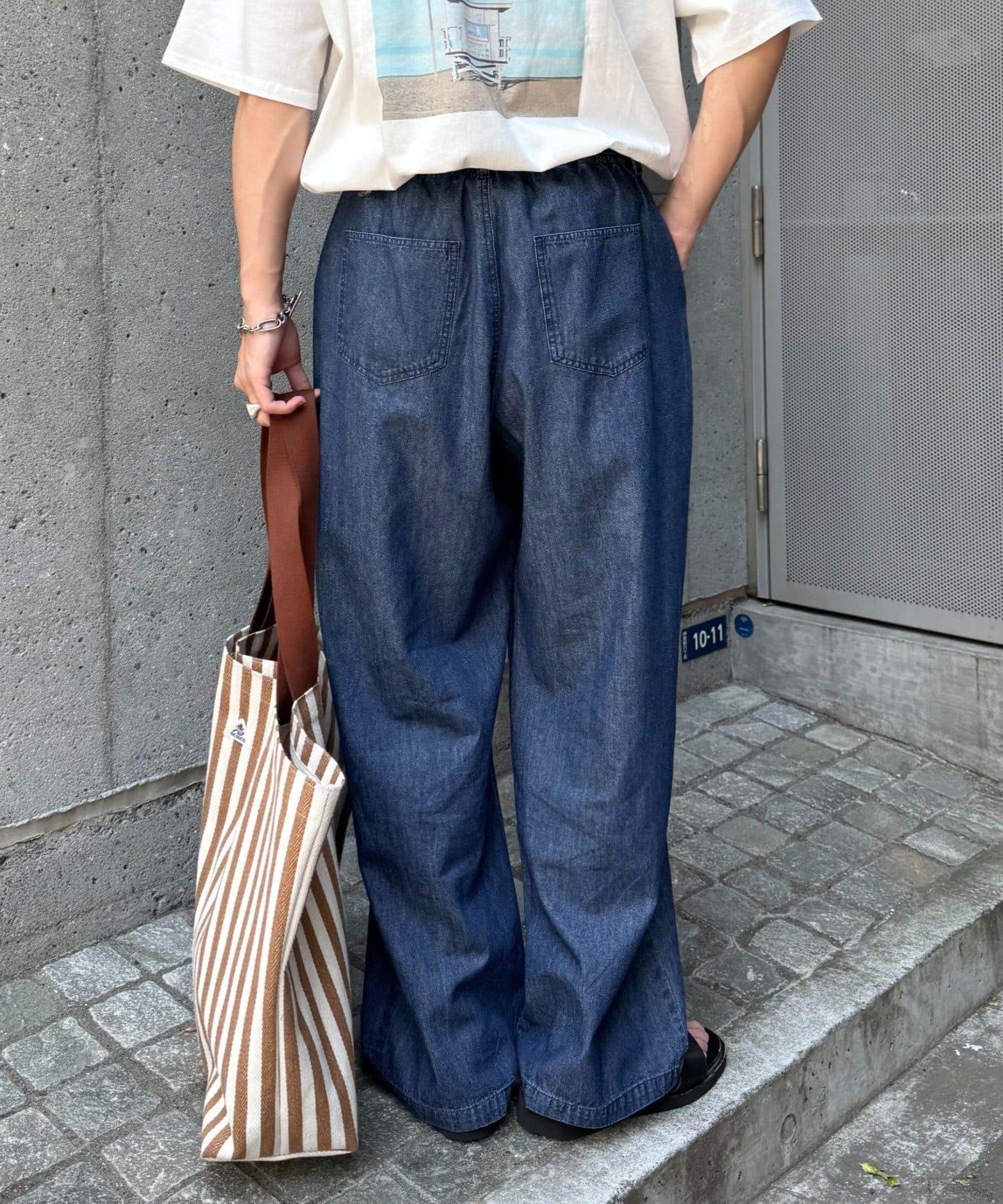 男女同款 休閒夏季牛仔褲