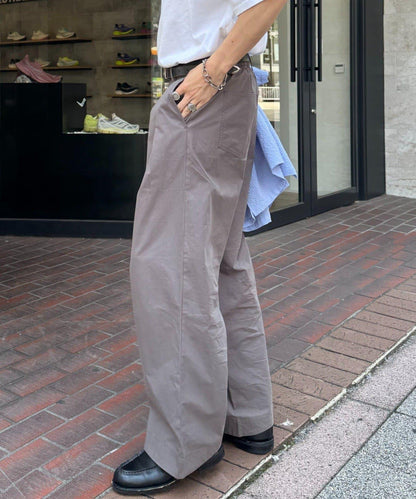 男女同款 輕盈彈力 闊腿褲