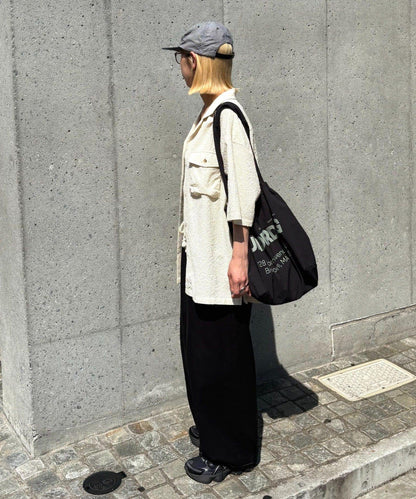 男女同款 透氣 泡泡紗 襯衫