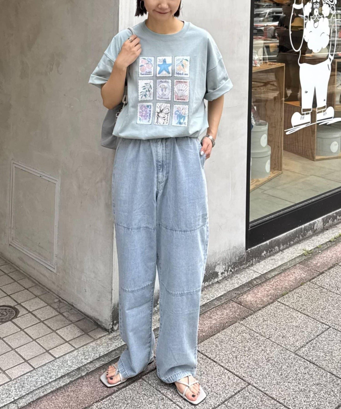 男女同款 阿馬爾菲雜款印花 T恤