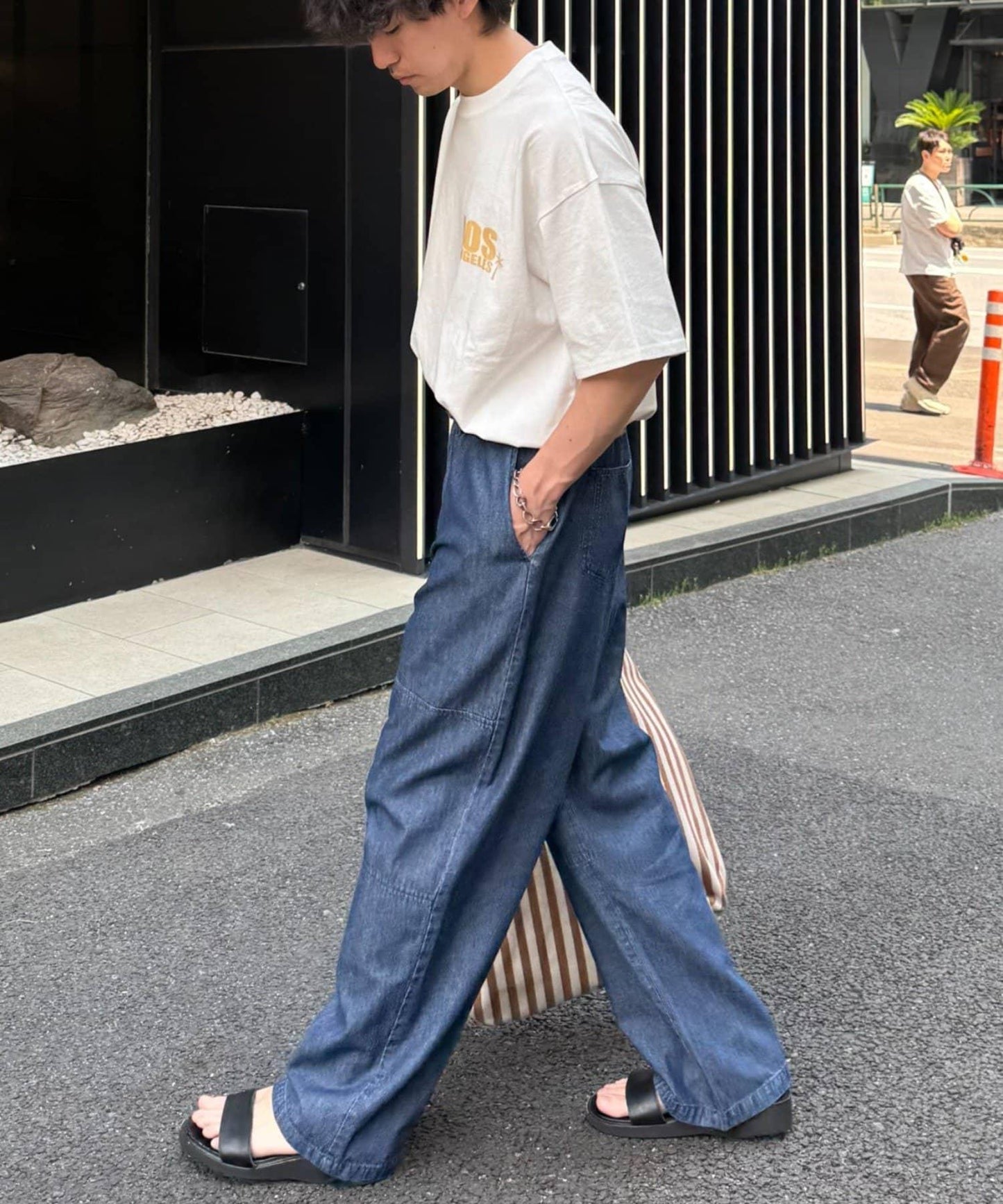 男女同款 休閒夏季牛仔褲