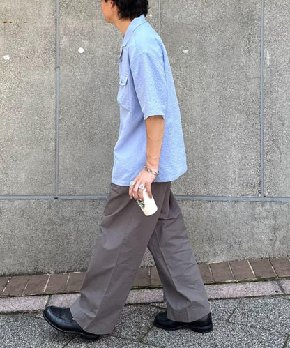 男女同款 輕盈彈力 闊腿褲