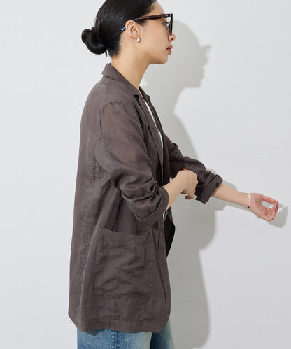 亞麻襯衫夾克