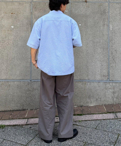 男女同款 輕盈彈力 闊腿褲