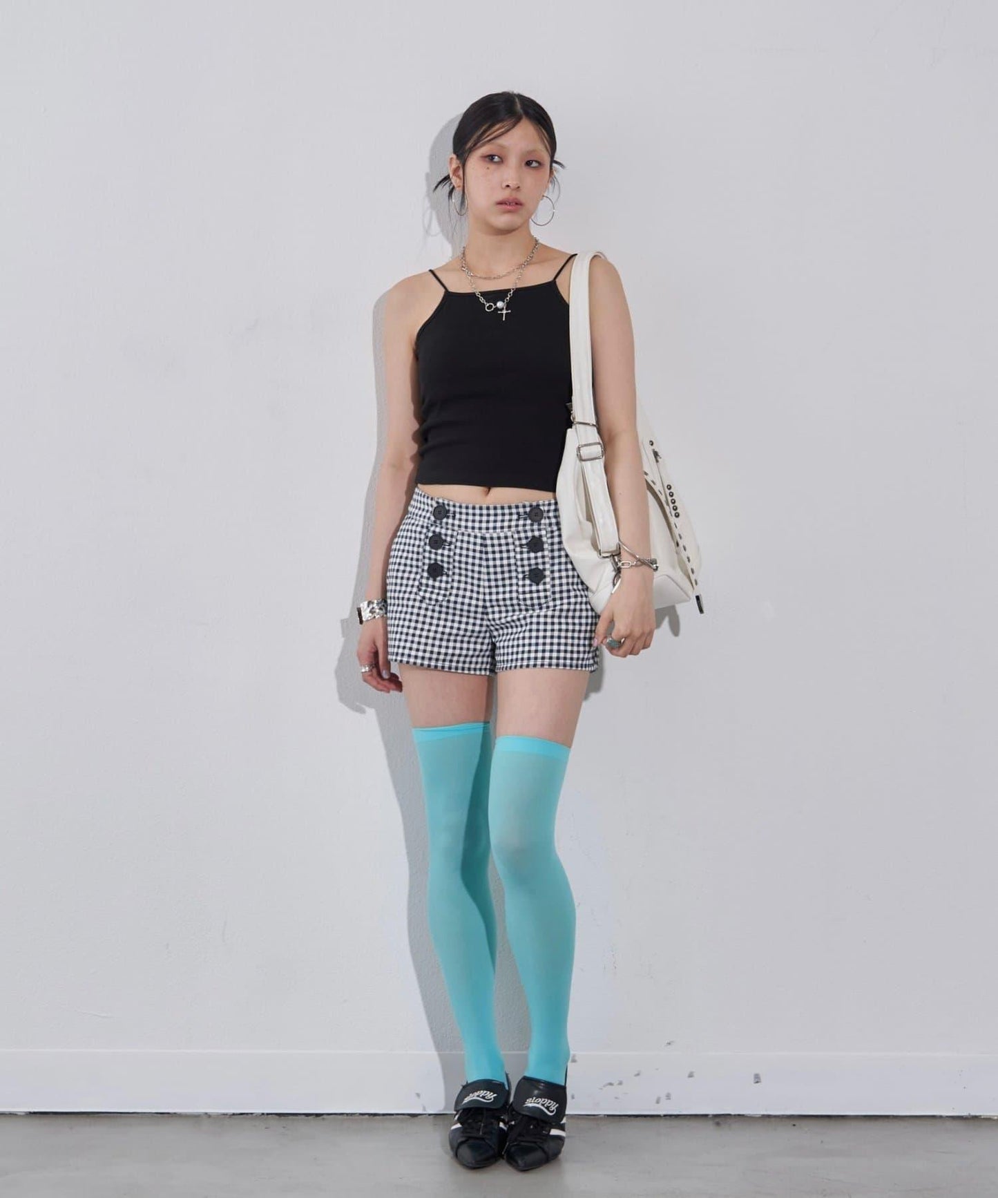 WHO'S WHO gallery 高胸羅紋吊帶背心