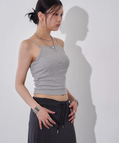 WHO'S WHO gallery 高胸羅紋吊帶背心