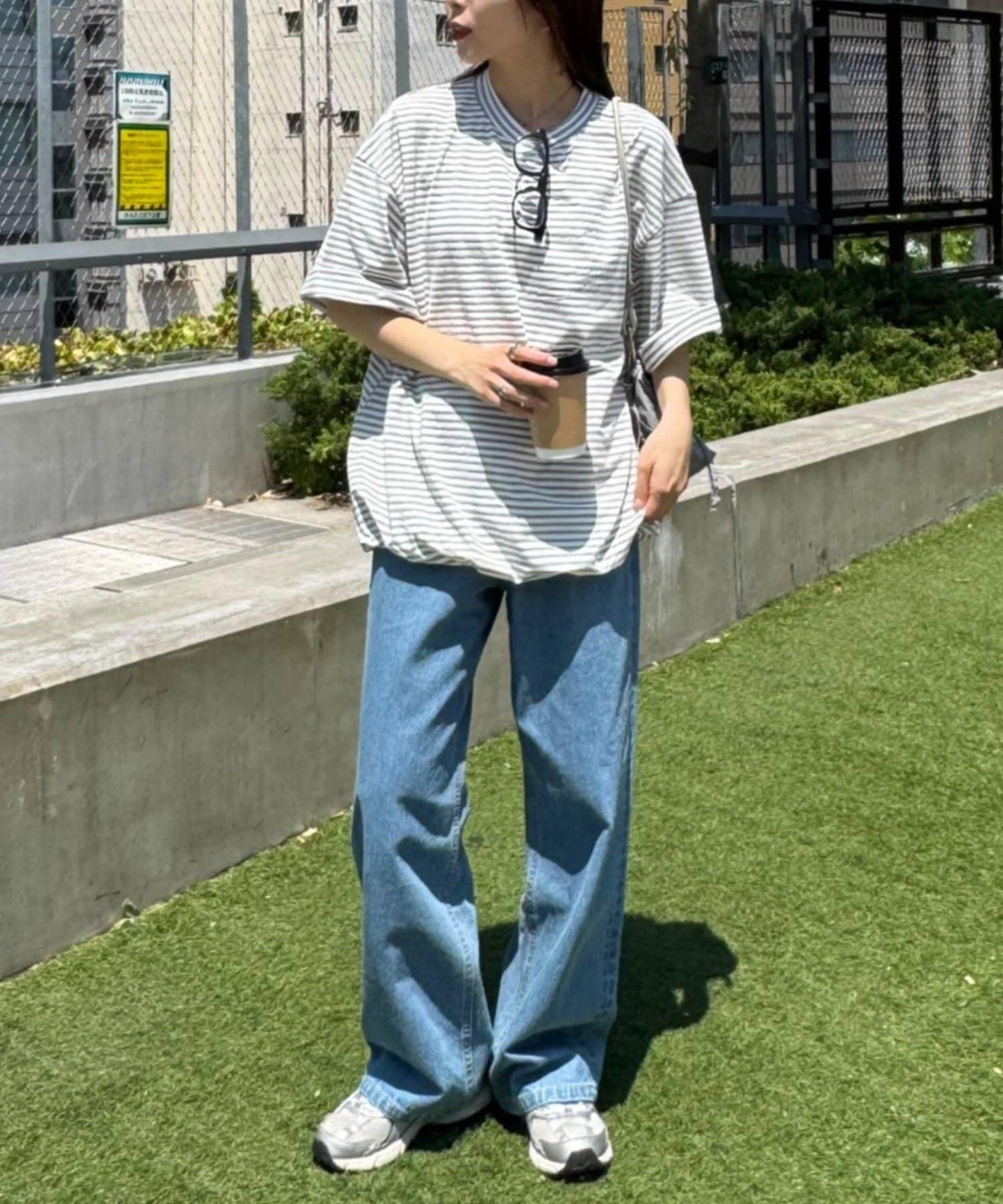 中性款下襬氣球寬鬆版型T恤