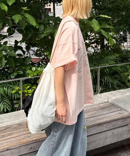 男女同款 阿馬爾菲雜款印花 T恤