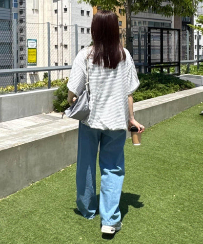 中性款下襬氣球寬鬆版型T恤