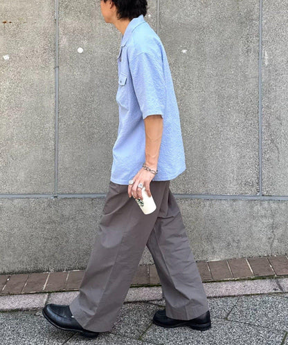 男女同款 透氣 泡泡紗 襯衫