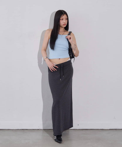 WHO'S WHO gallery 高胸羅紋吊帶背心