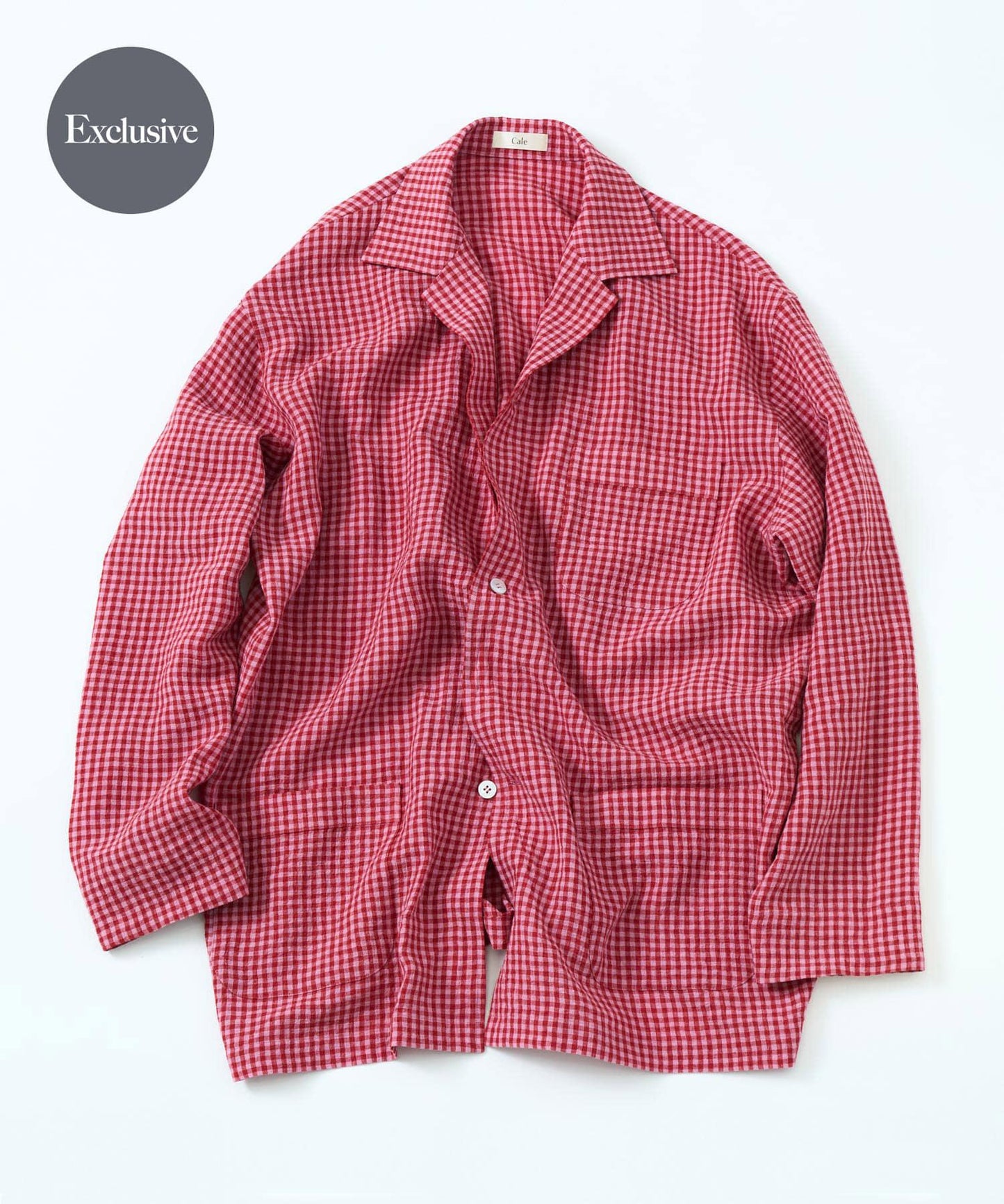 Cale×URBAN RESEARCH 小方格工裝夾克 聯名款