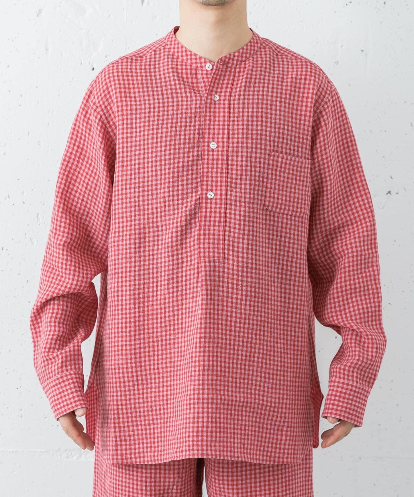 Cale×URBAN RESEARCH  無領襯衫