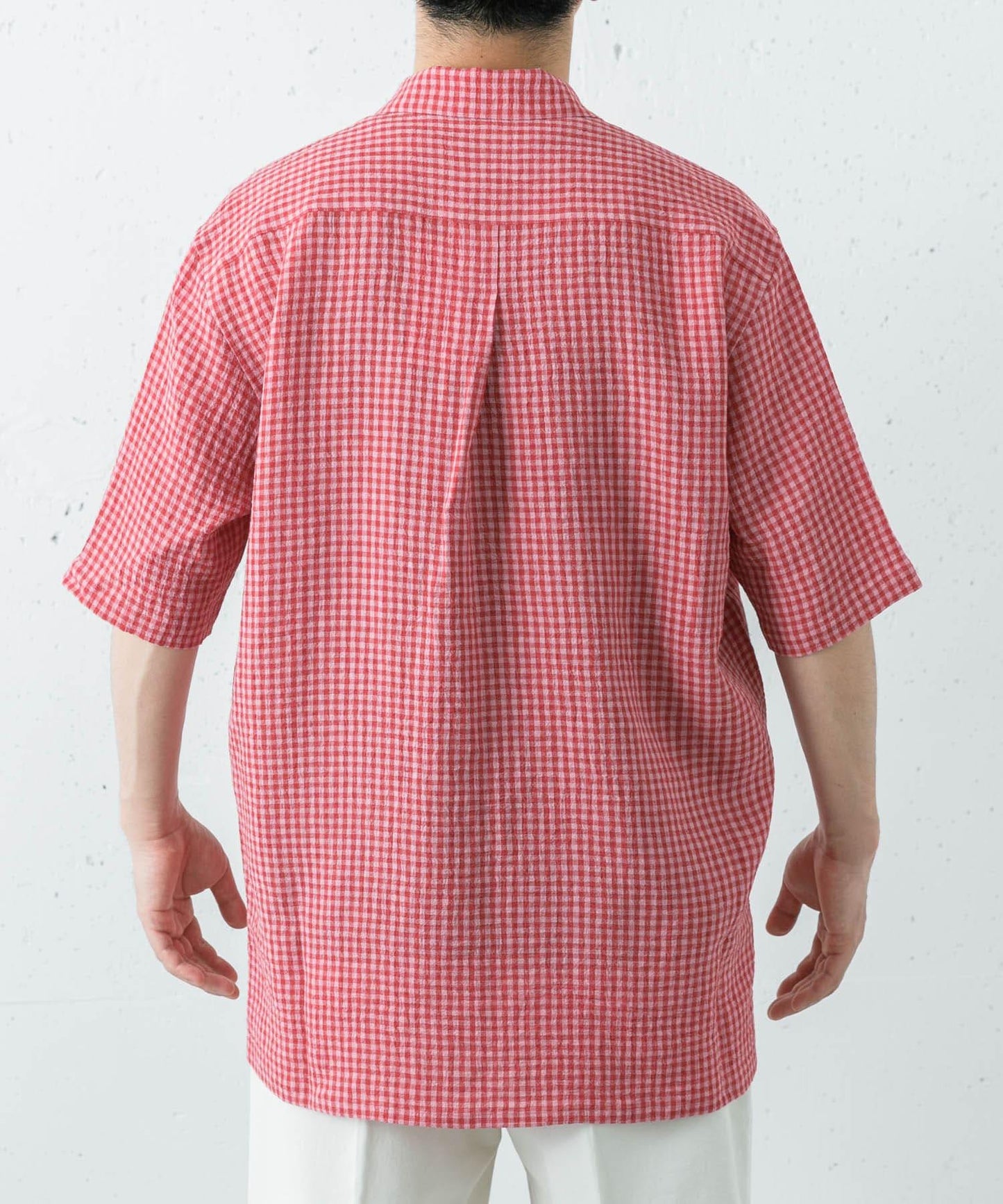 聯名款 Cale×URBAN RESEARCH 格紋 短袖襯衫
