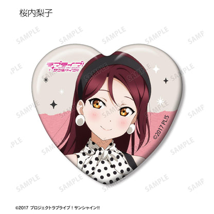 ラブライブ！サンシャイン!!（LoveLive! Sunshine!! 學園偶像計劃） 新繪製 The Blue Swell服裝ver.系列 交換心形徽章 完整盒裝（9包入）