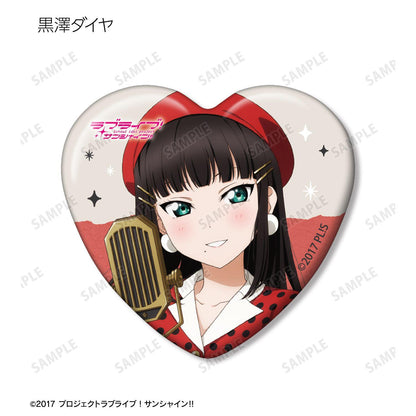 ラブライブ！サンシャイン!!（LoveLive! Sunshine!! 學園偶像計劃） 新繪製 The Blue Swell服裝ver.系列 交換心形徽章 完整盒裝（9包入）