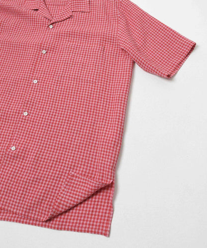 聯名款 Cale×URBAN RESEARCH 格紋 短袖襯衫