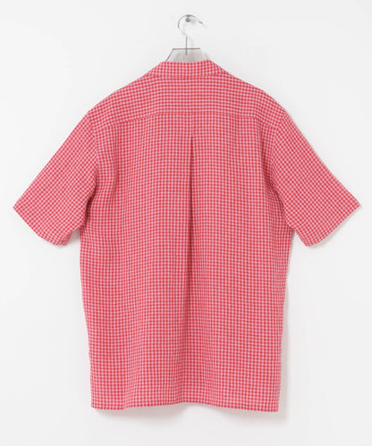 聯名款 Cale×URBAN RESEARCH 格紋 短袖襯衫