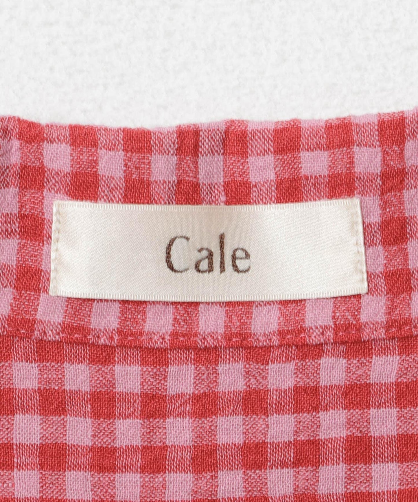 聯名款 Cale×URBAN RESEARCH 格紋 短袖襯衫