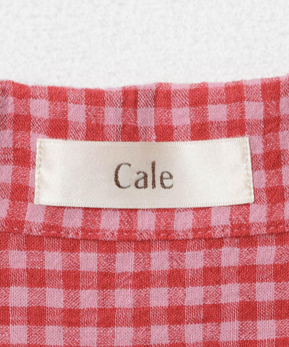 聯名款 Cale×URBAN RESEARCH 格紋 短袖襯衫